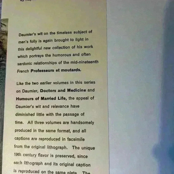 Daumier and the University Teachers and Students. Printed in France 1970. - Picture 6 of 8